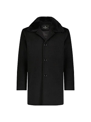 Men's Loro Piana Stroller Jacket with Select Shearling Lamb Collar