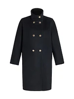 2A Uscita Baschi Wool Cocoon Coat