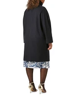 2A Uscita Baschi Wool Cocoon Coat