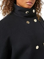 2A Uscita Baschi Wool Cocoon Coat