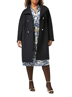 2A Uscita Baschi Wool Cocoon Coat