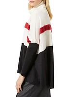 2A Uscita Agrume Poncho Sweater