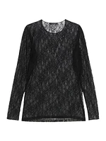 Uscita Tirana Lace Long-Sleeve Top