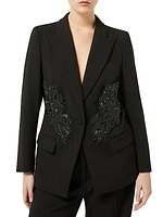 Elegante Monique Beaded Blazer