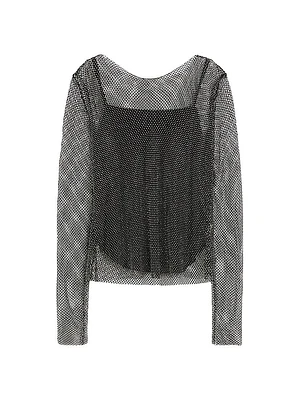 2A Uscita Agostin Mesh Top