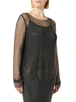 2A Uscita Agostin Mesh Top