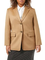 2A Uscita Biagio Camel Hair Blazer