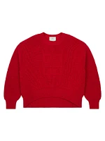 Cropped 4G Sweater Waffle Wool