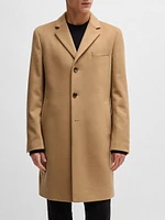 Slim Fit Coat Wool and Cashmere