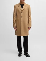 Slim Fit Coat Wool and Cashmere