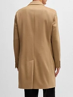 Slim Fit Coat Wool and Cashmere