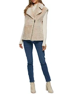 Select Shearling Lamb Zip Vest