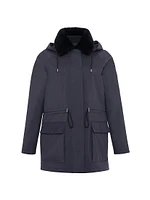 Parka with Detachable Hood