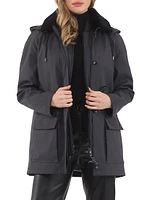 Parka with Detachable Hood