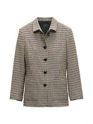 Drew Italian Houndstooth Blazer