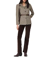 Drew Italian Houndstooth Blazer