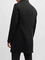 Slim Fit Coat Wool and Cashmere