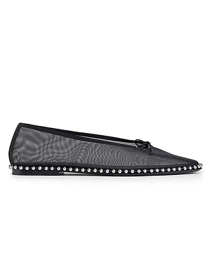 Lina Ballchain Mesh Flats