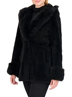 Sheared Cashmere Goat Parka