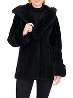 Sheared Cashmere Goat Parka