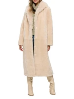 Select Sheared Cashmere Goat Coat