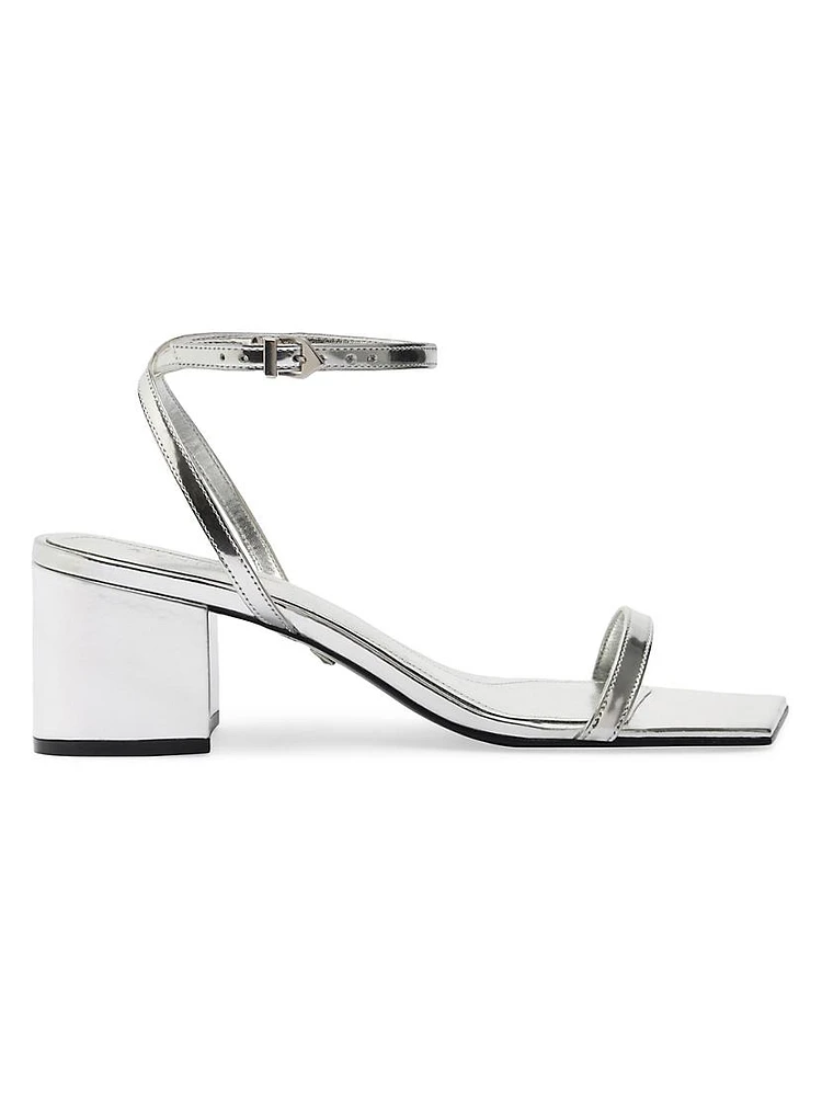 Kendall 65MM Metallic Strappy Sandals