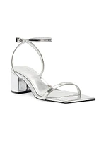 Kendall 65MM Metallic Strappy Sandals