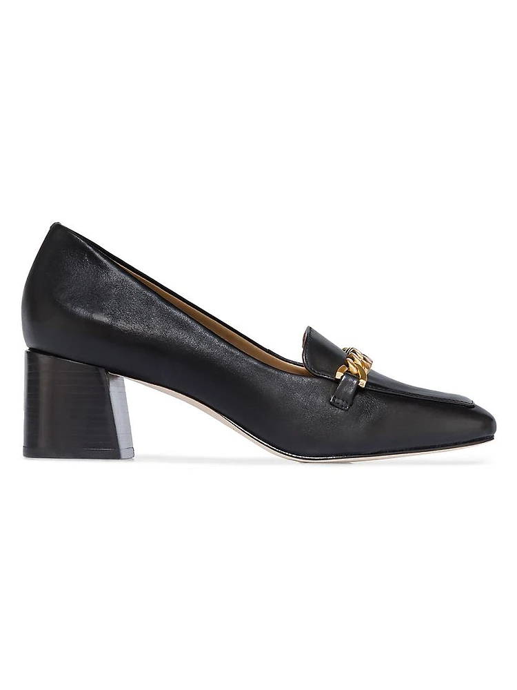 Avery Heeled Chain Loafers