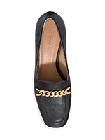 Avery Heeled Chain Loafers