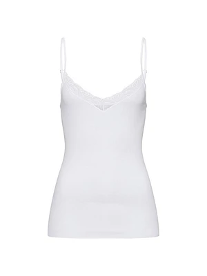 Cotton Delight Lace-Trim Camisole