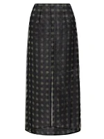 Dia Printed Chiffon Midi-Skirt