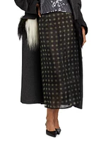 Dia Printed Chiffon Midi-Skirt