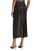 Dia Printed Chiffon Midi-Skirt