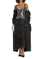 Dia Printed Chiffon Midi-Skirt