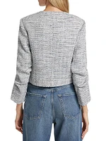 Piera Ruched-Sleeve Jacket