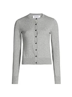 Thibeaut Cotton-Cashmere Long-Sleeve Cardigan