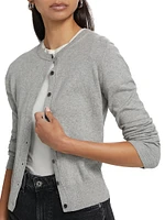 Thibeaut Cotton-Cashmere Long-Sleeve Cardigan