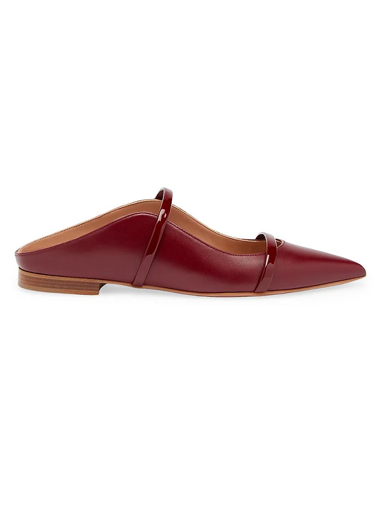 Maureen Leather Flat Mules