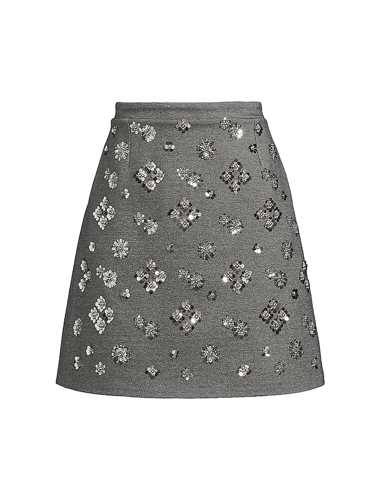Monza Beaded Miniskirt