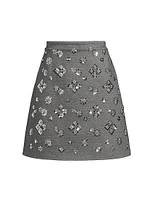 Monza Beaded Miniskirt