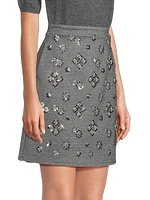 Monza Beaded Miniskirt