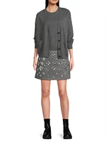 Monza Beaded Miniskirt