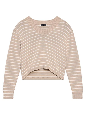 Waverly Striped Cotton Sweater