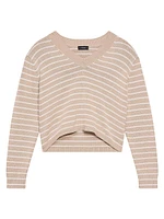 Waverly Striped Cotton Sweater