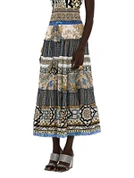 Make Me Your Mosiac Tiered Circle Skirt