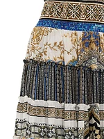 Make Me Your Mosiac Tiered Circle Skirt