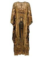 Era Of Empires Embellished Mesh Caftan