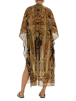 Era Of Empires Embellished Mesh Caftan