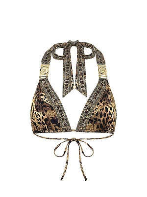Era Of Empires Leopard Triangle Bikini Top