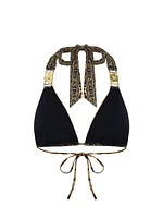 Era Of Empires Leopard Triangle Bikini Top